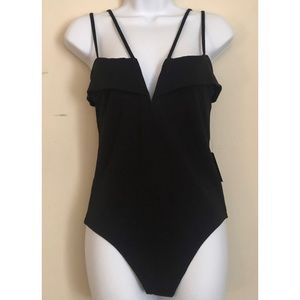 [Express] strappy black bodysuit